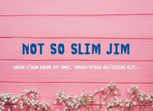 Not So Slim Jim example